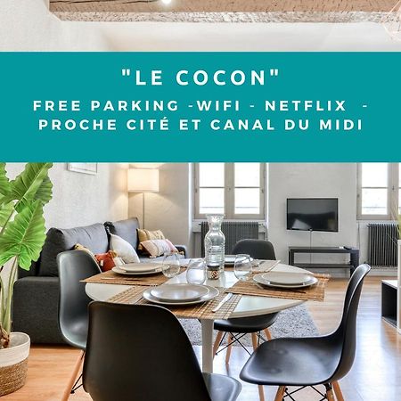 Le Cocon / Free Parking / Wifi / Netflix Apartment Каркасон Екстериор снимка
